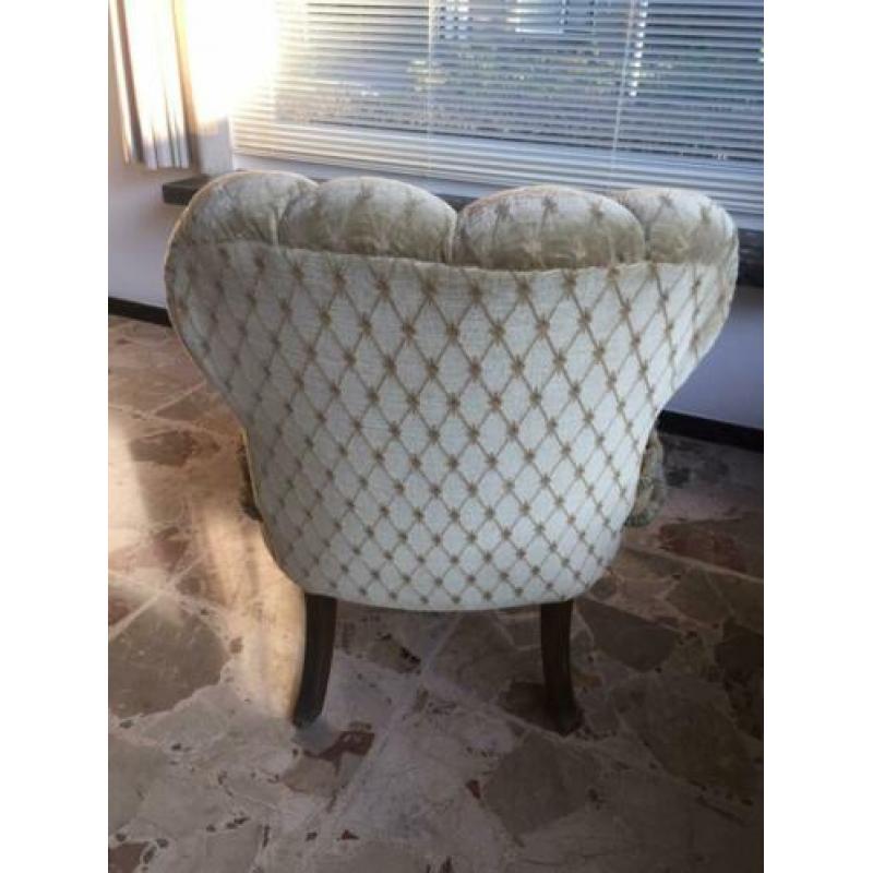 Antieke vintage stoel fauteuil