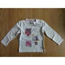 Nieuw Longsleeve creme of white baby face mt 80