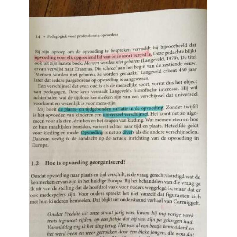 Boek Pedagogiek voor professionele opvoeders