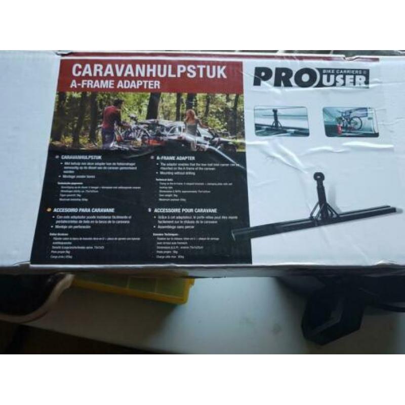 Pro user, caravan hulpstuk. Max.65kg