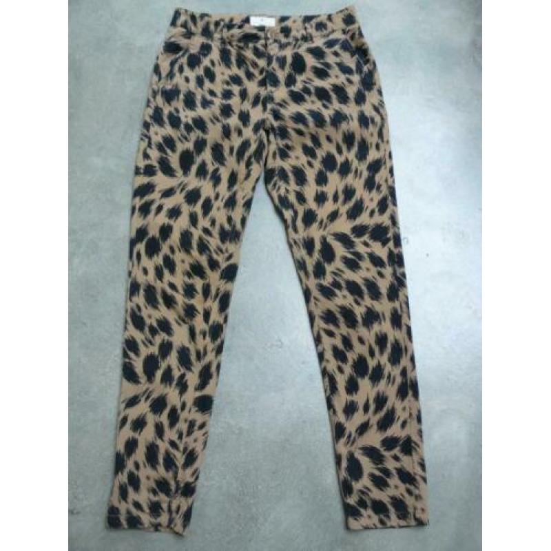 ESSENTIEL Antwerp broek panter luipaardprint maat 36