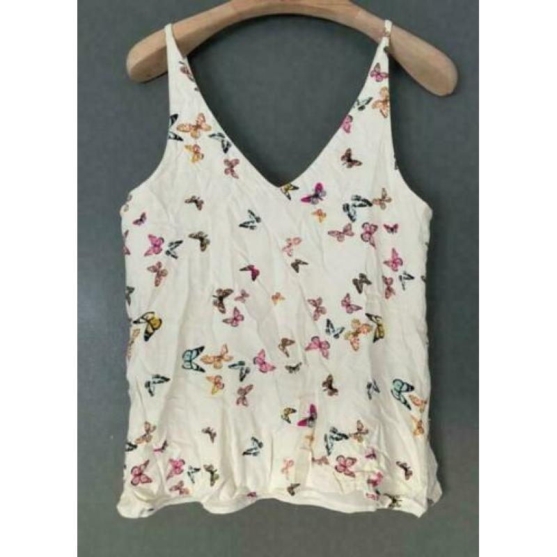 Only mouwloze vlinder top maat 36