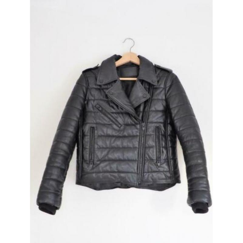 Alexander Wang x H&M bikerjas leren jas 36 zwart