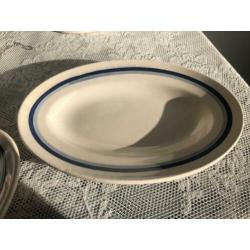 Franse zuurschaaltjes met blauw decor