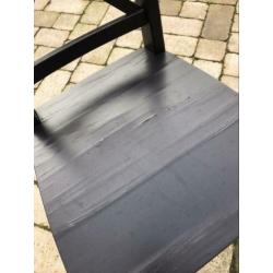 Houten stoelen (4x)