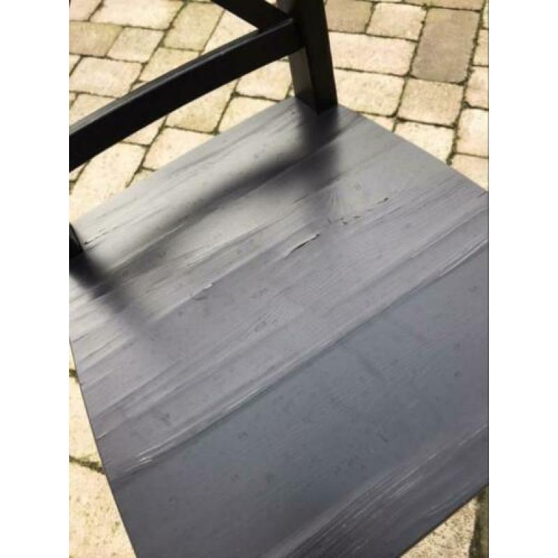 Houten stoelen (4x)