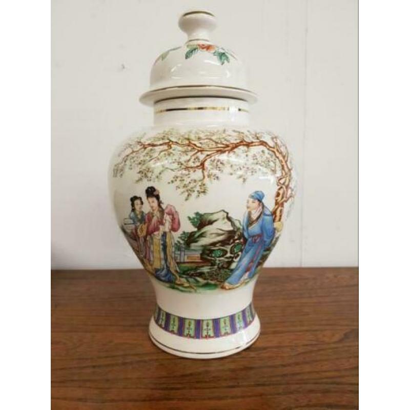 Chinese Vaas met deksel