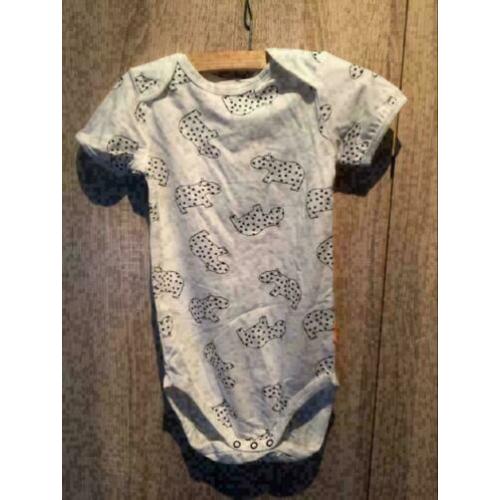 Organic baby romper, maat; 98/104