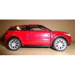 NIEUW 1:32 Range Rover Evaque modelauto in de Kleur Rood