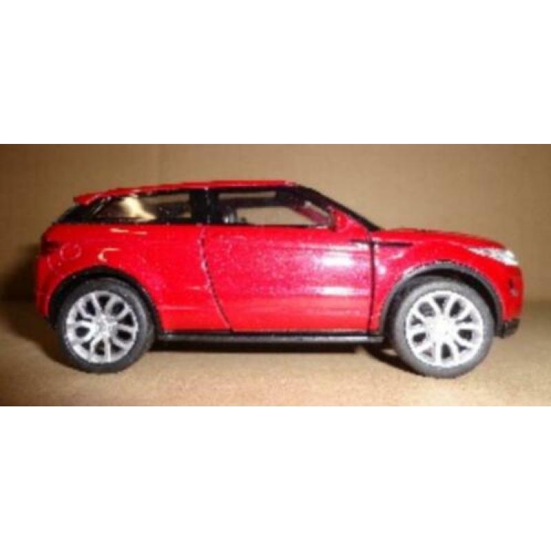 NIEUW 1:32 Range Rover Evaque modelauto in de Kleur Rood