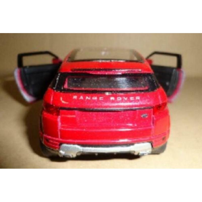 NIEUW 1:32 Range Rover Evaque modelauto in de Kleur Rood