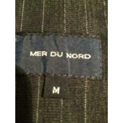 Mer du Nord blauw streepjes dames blazer maat 40
