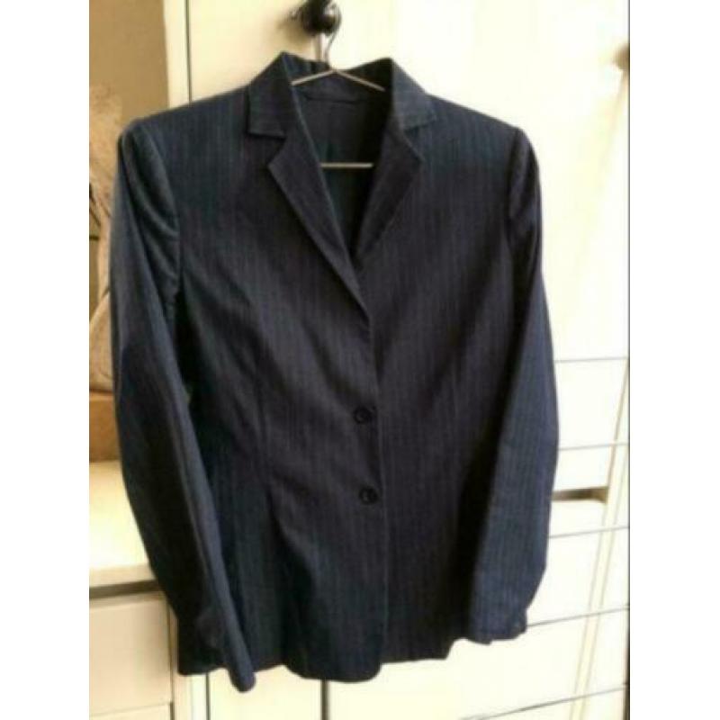Mer du Nord blauw streepjes dames blazer maat 40