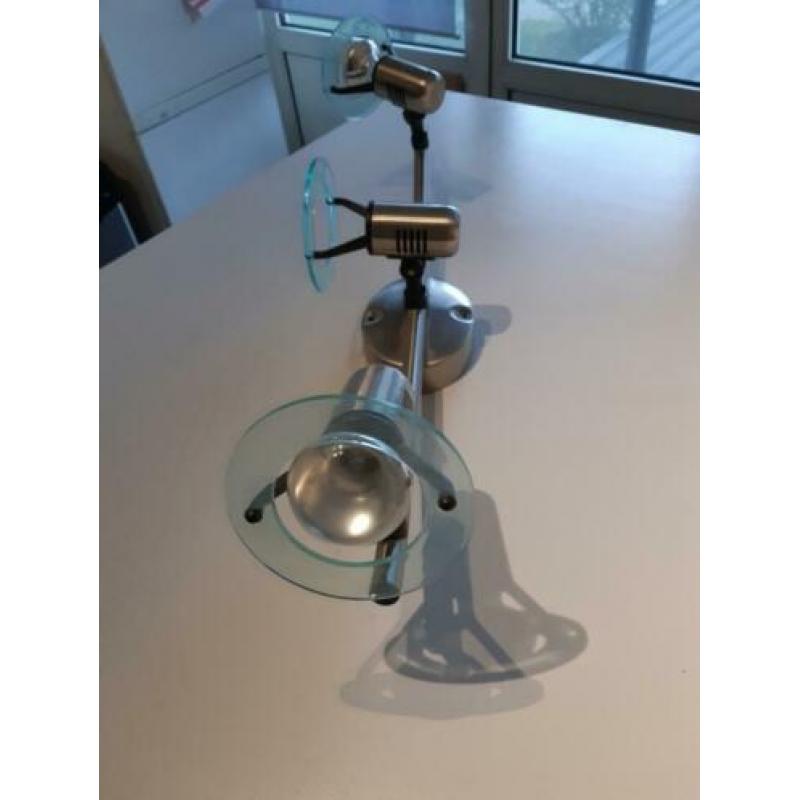 Plafond lamp met 3 lampjes/spots