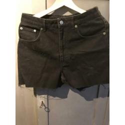 Cheap monday short jeans zwart maat 30