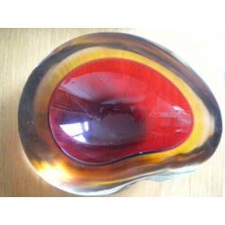 Murano bowl presse-papier vintage glaskunstwerk
