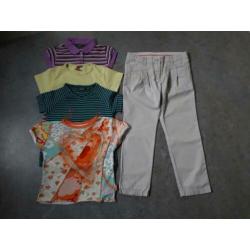 Pakket meisjes kleding 110-116