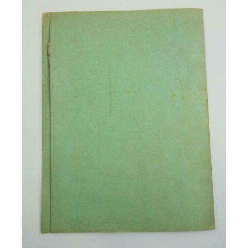Duitse documenten map met een kaart van kregel -essen