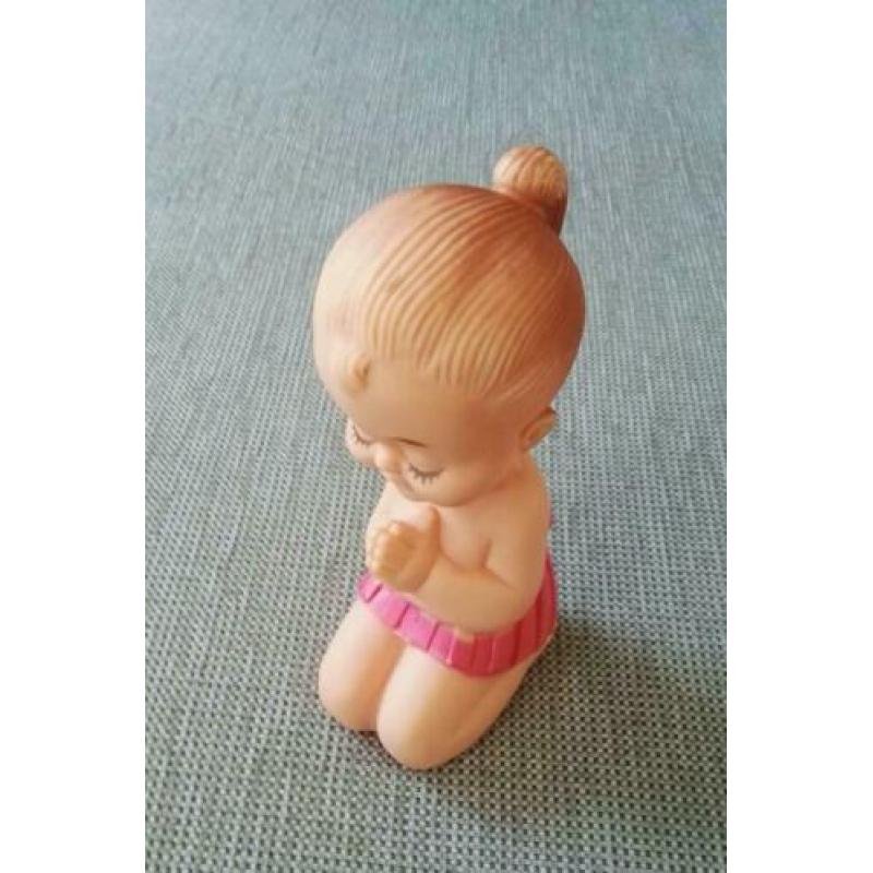 Popje van rubber Meisje in gebed