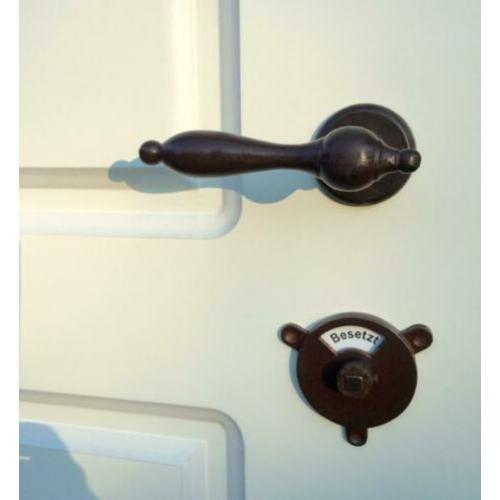 Draai draaiknop wc-deur, zoals antieke montage toilet, toile
