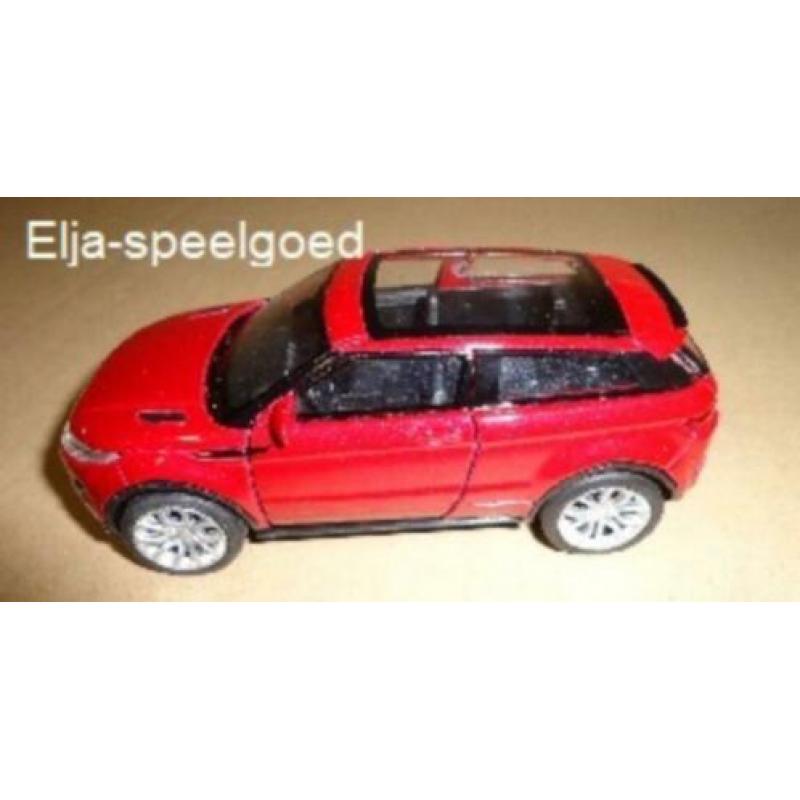 NIEUW 1:32 Range Rover Evaque modelauto in de Kleur Rood