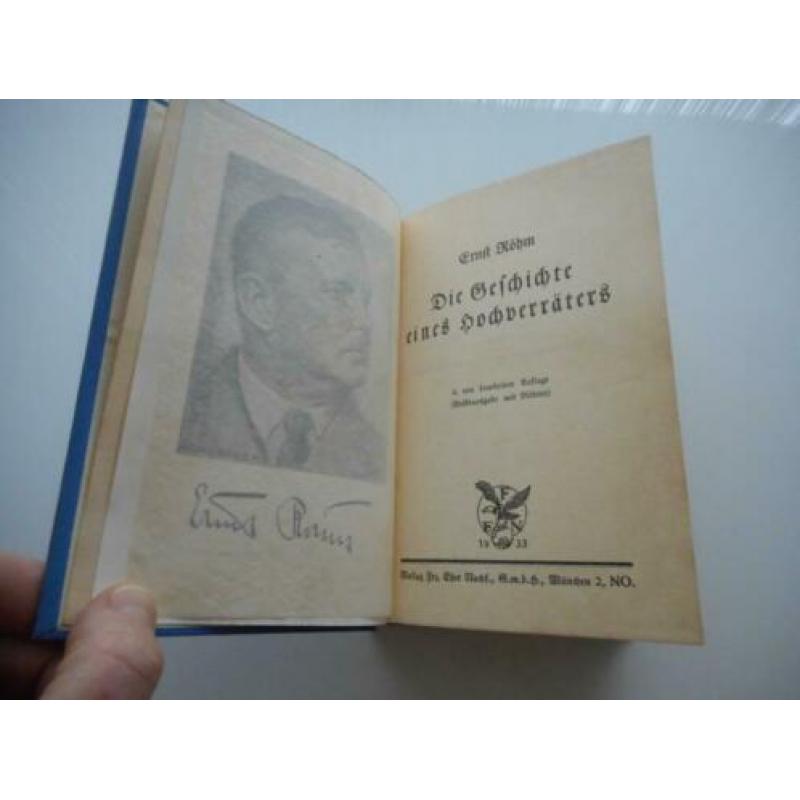 Zeldzaam boek over Ernst Röhm
