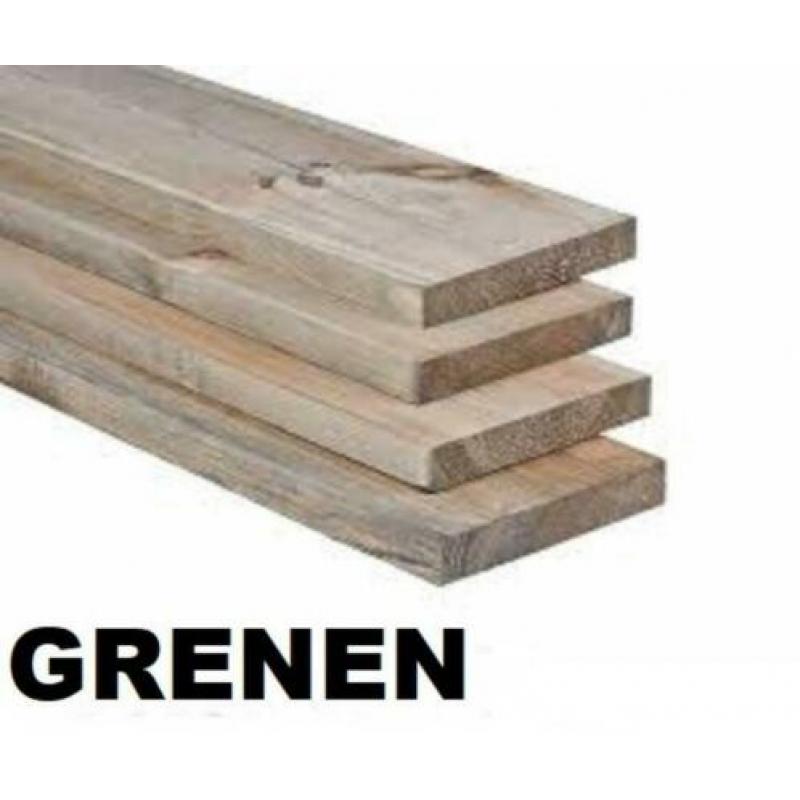 VLOEREN in massief GRENEN altijd 6,20 p/m2 excl. op voorraad