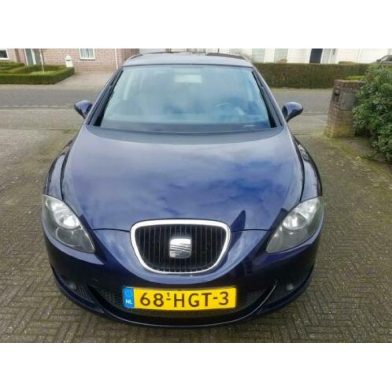 Seat Leon 1.6 75KW 2008 Blauw + LPG G3 installatie