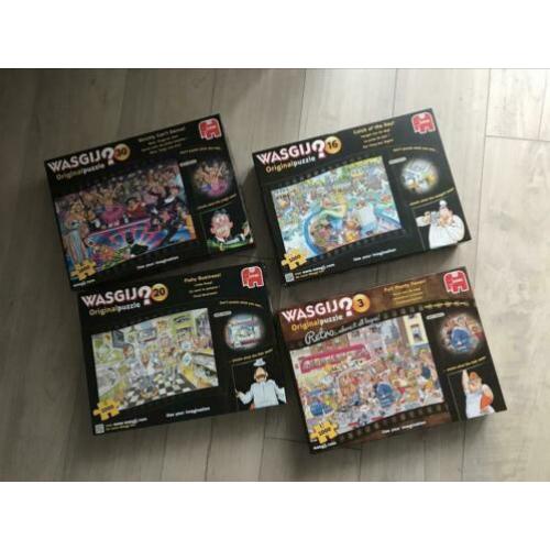 Wasgij puzzels (nr. 3, 16, 20 en 30)