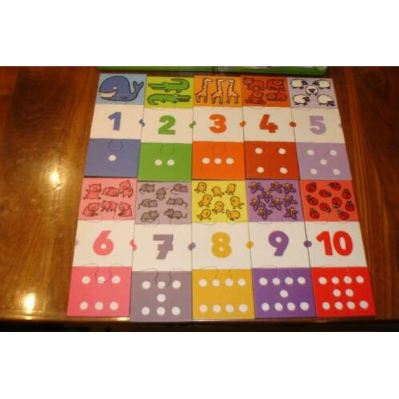Ik leer cijfers jumbo educatief puzzel set van 1 t/m 10!