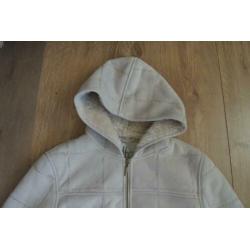 mg coats & jackets jas 42 voorjaar /najaars jas ecru lammy