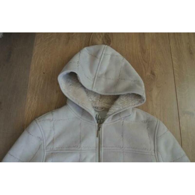 mg coats & jackets jas 42 voorjaar /najaars jas ecru lammy