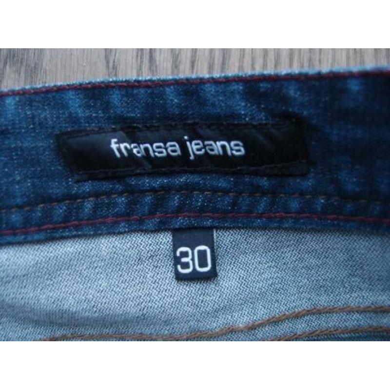 Mooie dames Fransa jeans short korte broek maat M / 38 / 30