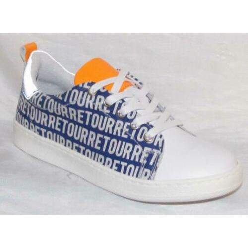 RETOUR maat 31 lerensneaker blauw/wit - gratis verzenden