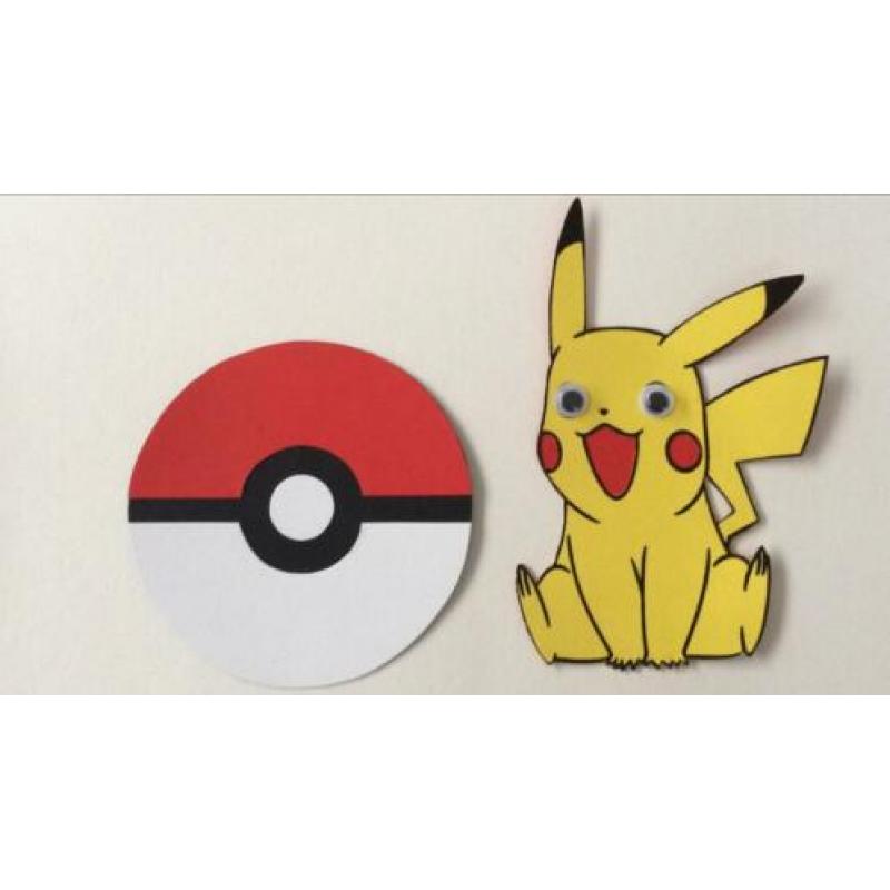 Pokemonfiguren voor traktatie, versiering of (naam)slinger