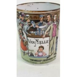 Vintage mok, kopje Van Nelle Gebroken Thee. 4C6