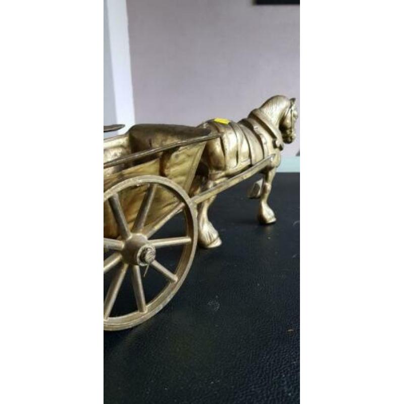 Paard en wagen waarschijnlijk koper