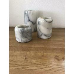 Marmer waxinehouders kaarsenhouder marmeren