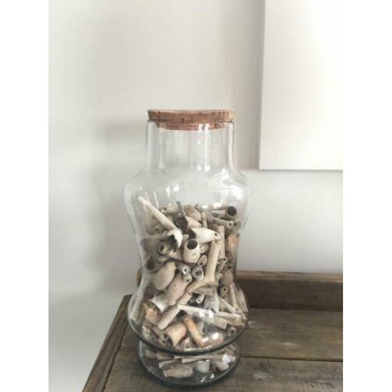 Glazen pot met kurk -mistral-