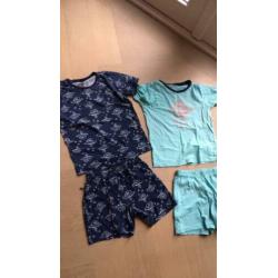 Pyjama jongens kinder pyjama zomer Hema 122/128 korte mouw