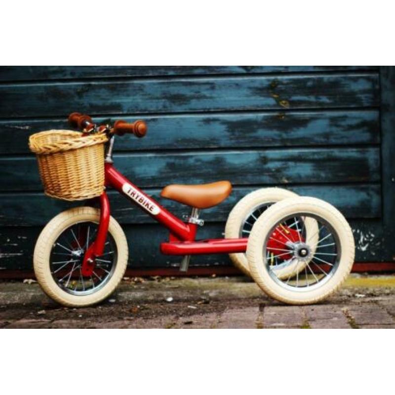 Nostalgische IJZEREN TRYBIKE driewieler - tweewieler 1-5 jr