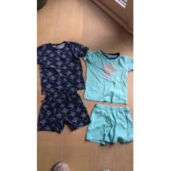 Pyjama jongens kinder pyjama zomer Hema 122/128 korte mouw