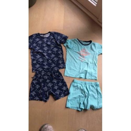 Pyjama jongens kinder pyjama zomer Hema 122/128 korte mouw