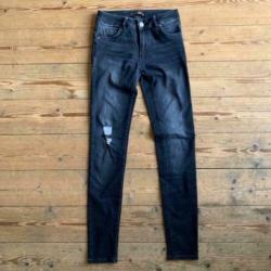 * SUPERTRASH, mt 25 * Grijze skinny jeans Pacey, zgan!