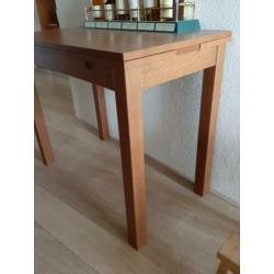 Tafel uitschuifbaar