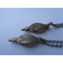 Zeeuwse ketting met breidoppen/zilver