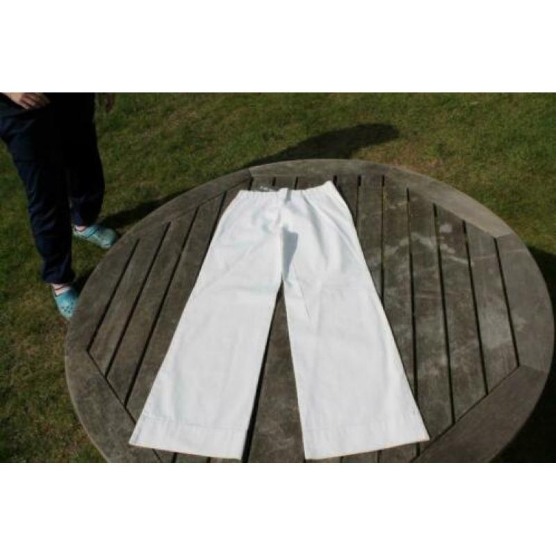 Nieuwe witte zomerbroek IKKS maat 140 voor -jarige