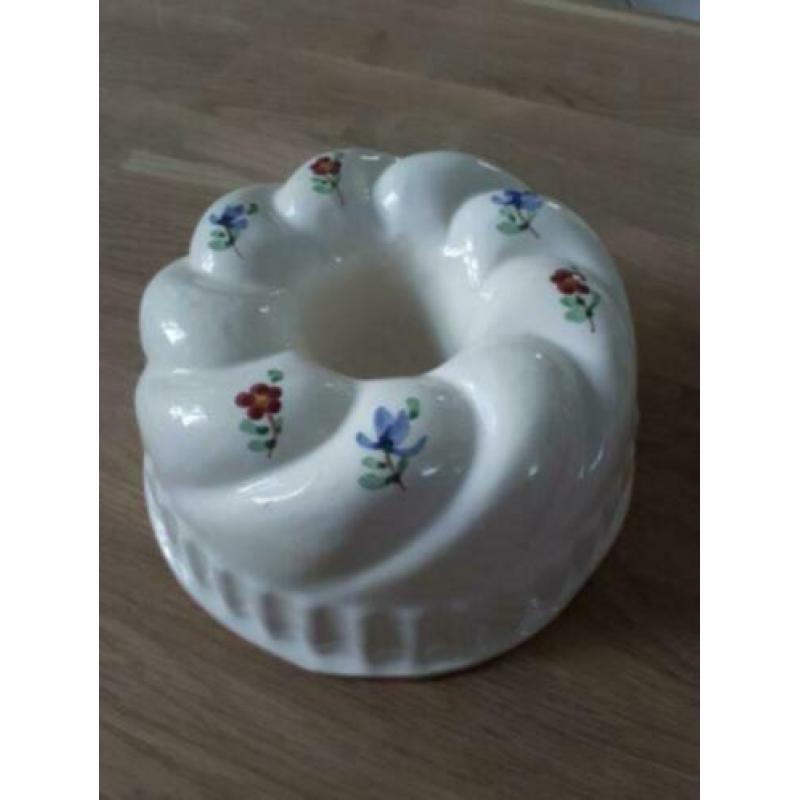 Vintage puddingvorm (paté-vorm) Frankrijk, Frans aardewerk