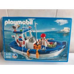 Zgan in doos : PLAYMOBIL vissersboot 5131