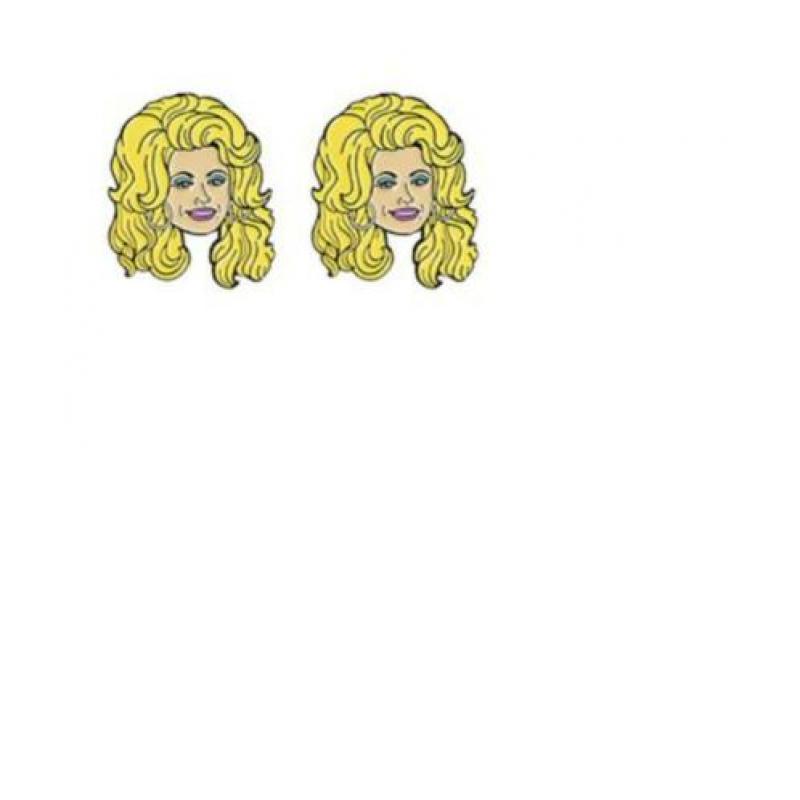 Leuke DOLLY PARTON Oorbellen.